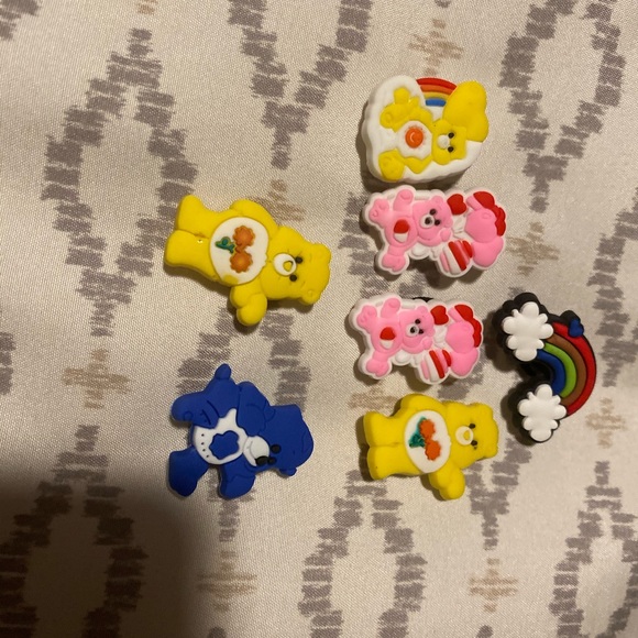 care bear croc charms